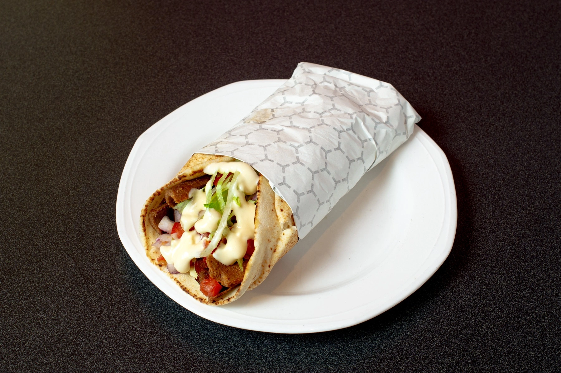 Delicious Beef Donair at Firezone Pizza & Donair in Edmonton, AB